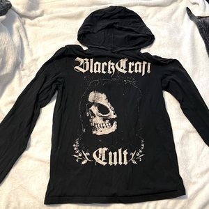 Blackcraft Long Sleeve Hooded Shirt